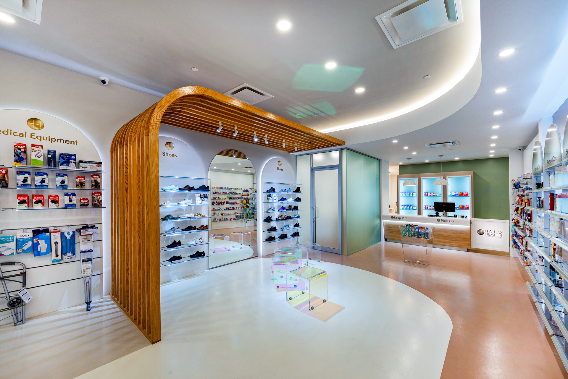 Orthopedic footwear selection at Halo Health Pharmacy