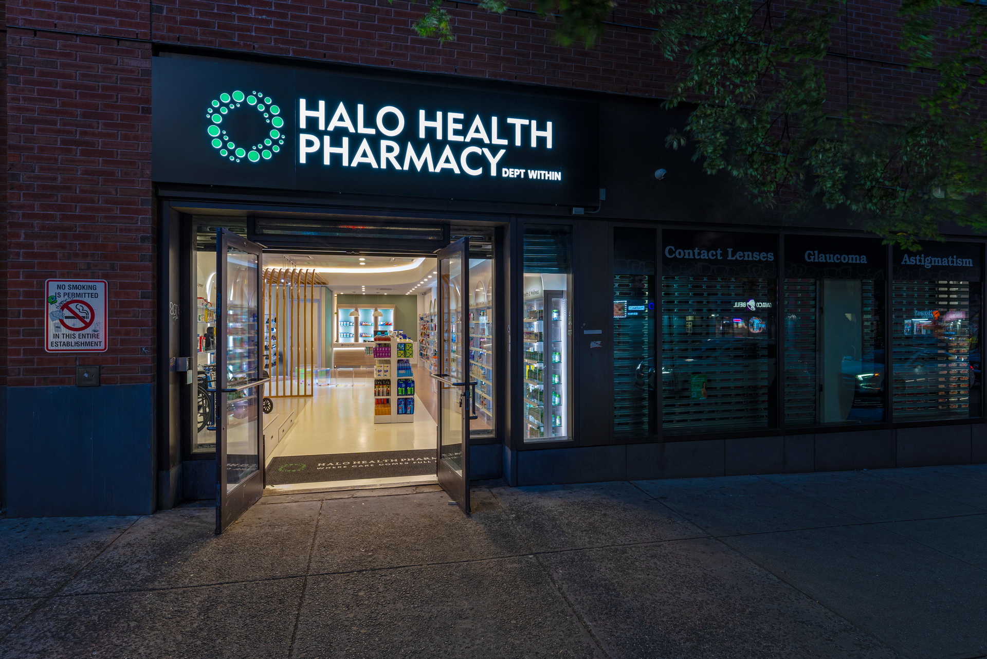 Halo Health Pharmacy storefront
